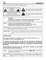 Hitachi 43UWX10B 53SWX10B 53SWX12B TV Operating Manual